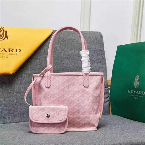 goyard pink mini bag|goyard anjou mini tote bag.